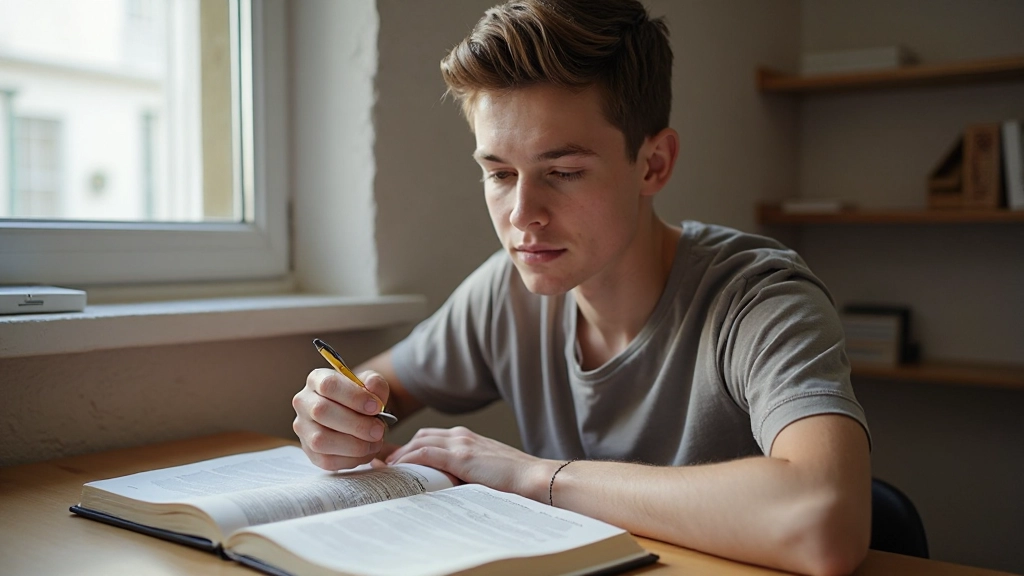 Estudante usando aplicativo de aprendizado de idiomas em smartphone e tablet